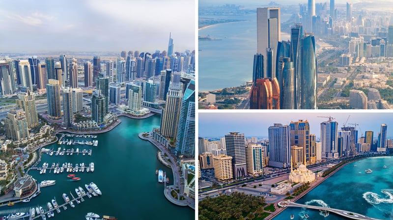  Dubai vs Abu Dhabi vs Sharjah